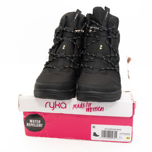 Ryka BARE Women’s Water Repellent Mid Boots Black‎ Size 11
